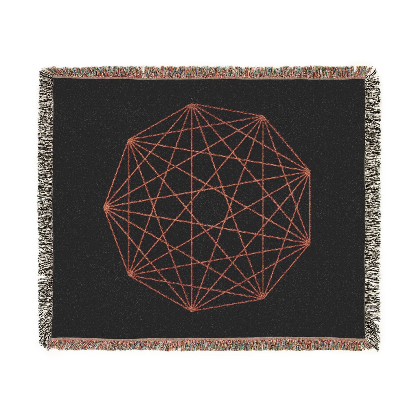 Nonagon Infinity Woven Blanket