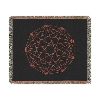 Nonagon Infinity Woven Blanket