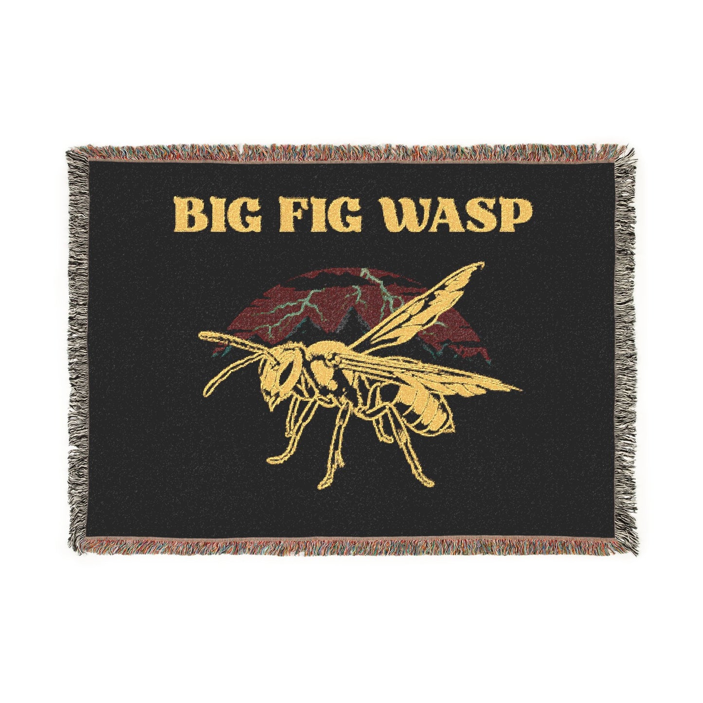 Big Fig Wasp Woven Blanket