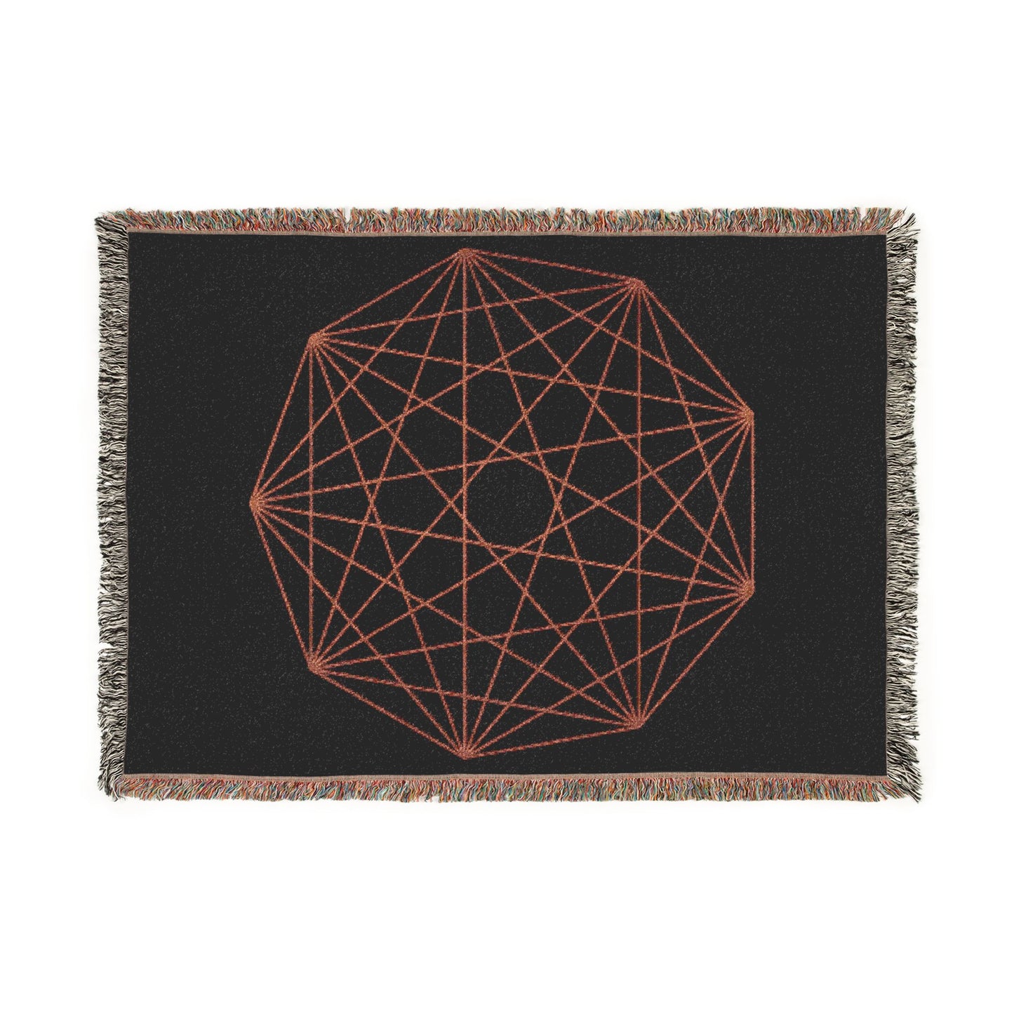 Nonagon Infinity Woven Blanket