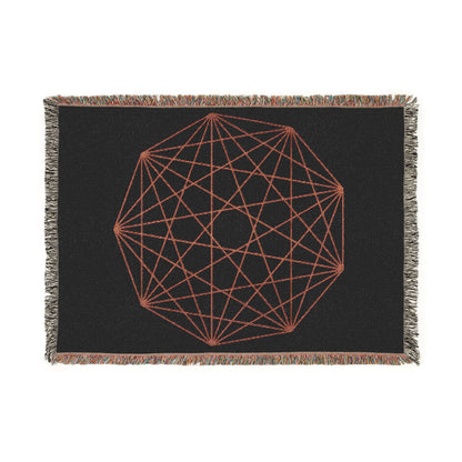 Nonagon Infinity Woven Blanket