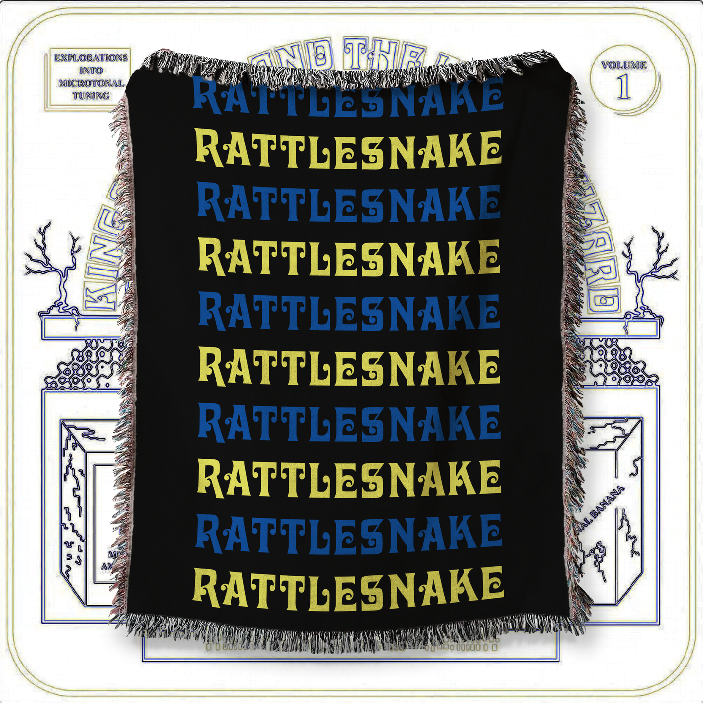 Rattlesnake Repeat Woven Blanket