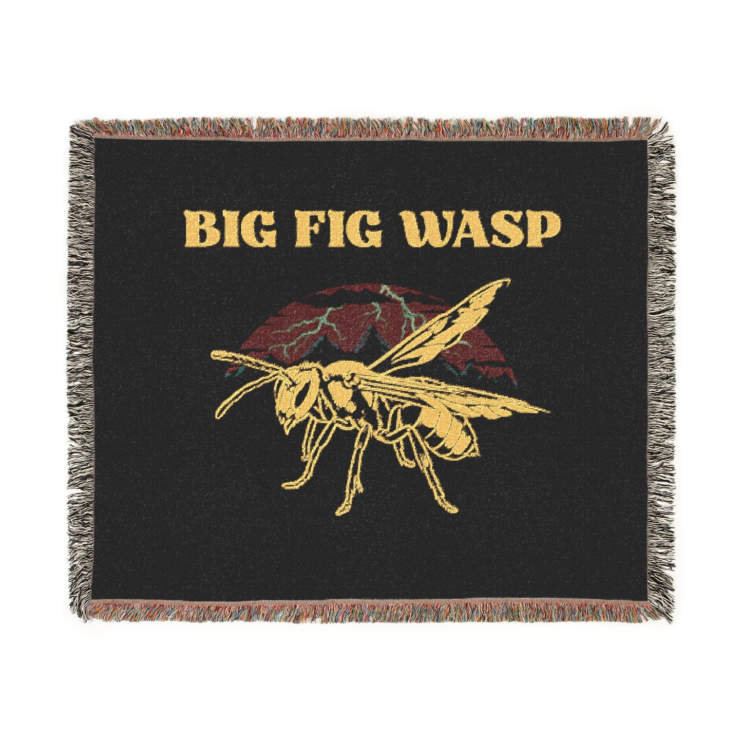 Big Fig Wasp Woven Blanket