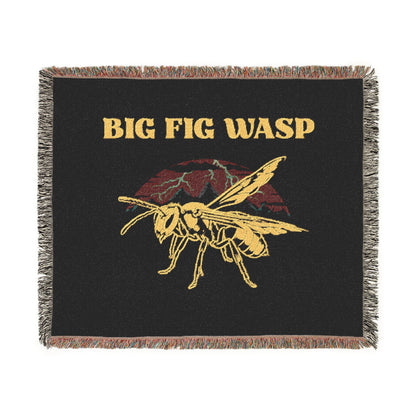 Big Fig Wasp Woven Blanket