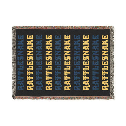 Rattlesnake Repeat Woven Blanket