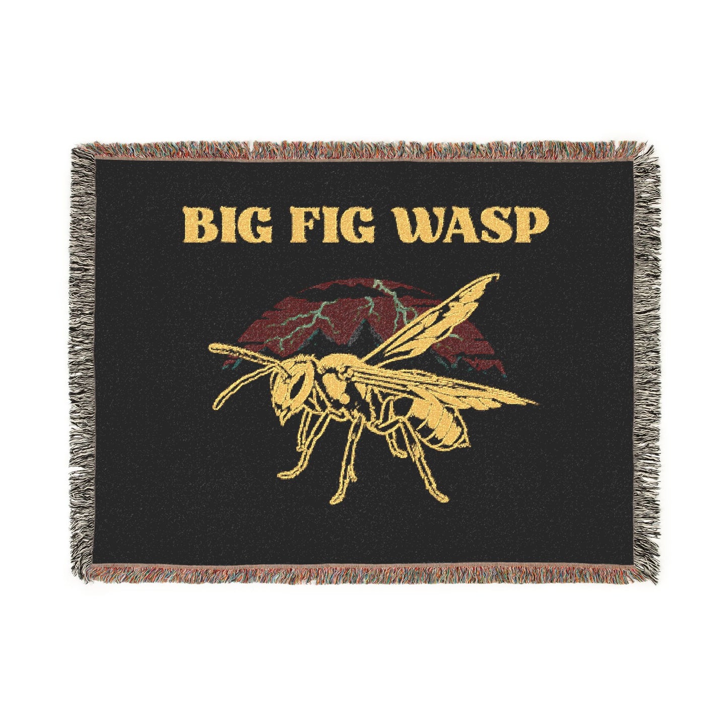 Big Fig Wasp Woven Blanket