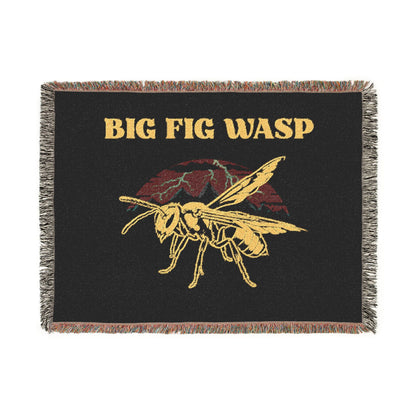 Big Fig Wasp Woven Blanket