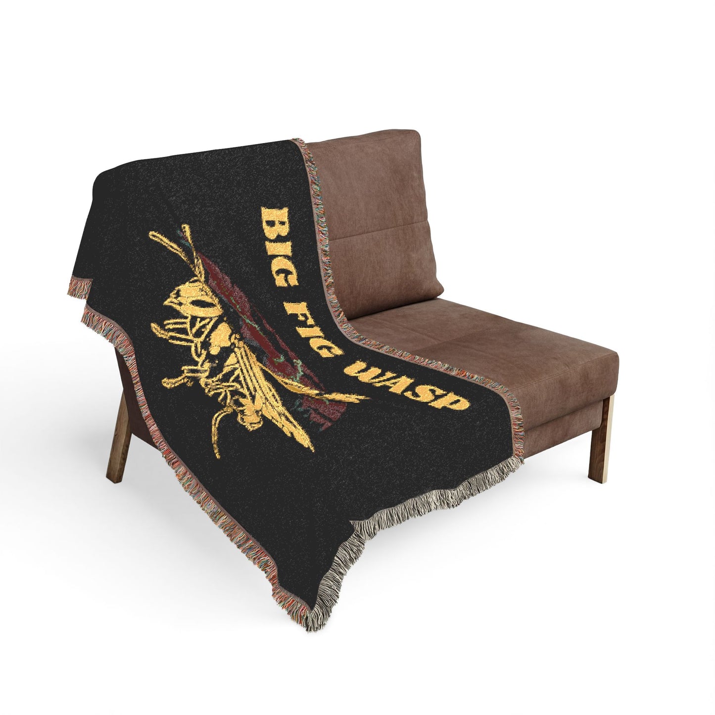 Big Fig Wasp Woven Blanket
