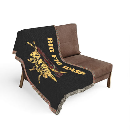 Big Fig Wasp Woven Blanket