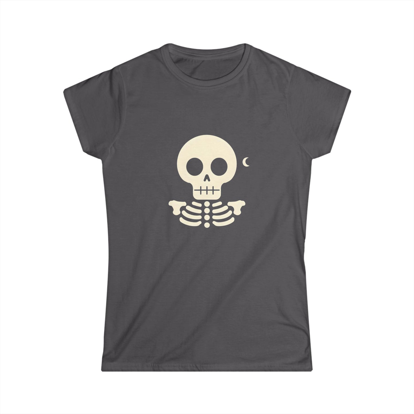 Moon Skeleton Tee, Cute Vibes Apparel