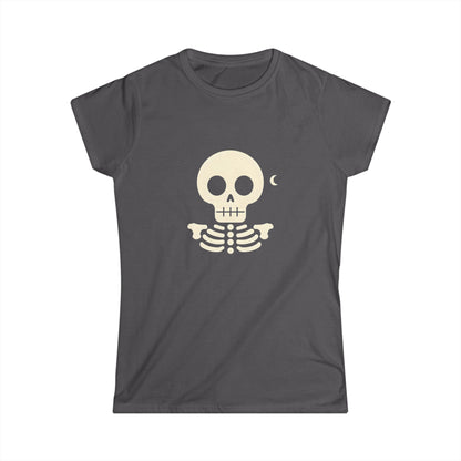 Moon Skeleton Tee, Cute Vibes Apparel