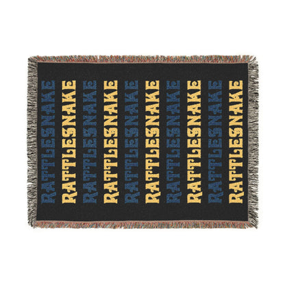 Rattlesnake Repeat Woven Blanket