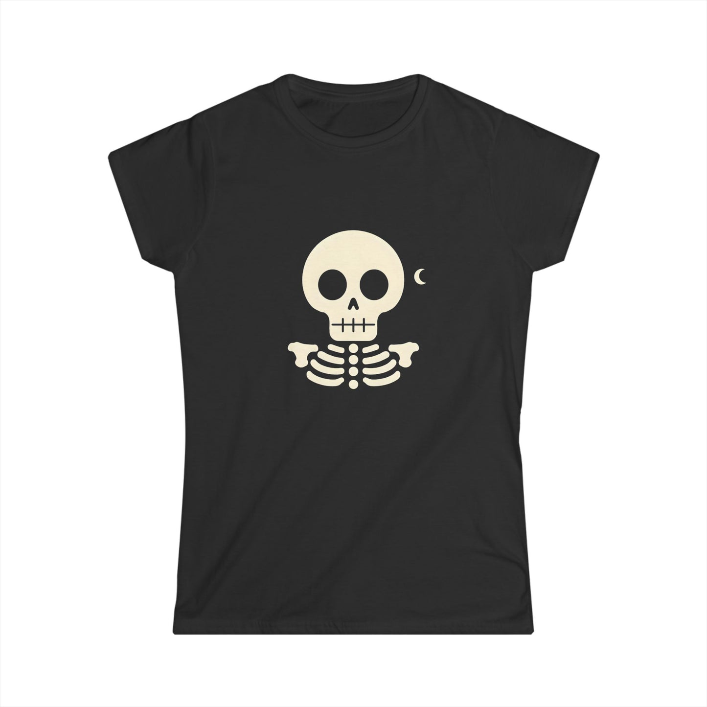 Moon Skeleton Tee, Cute Vibes Apparel