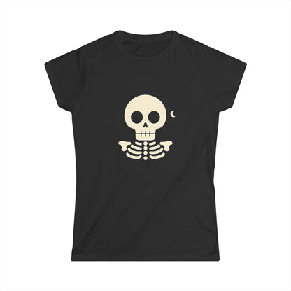 Moon Skeleton Tee, Cute Vibes Apparel