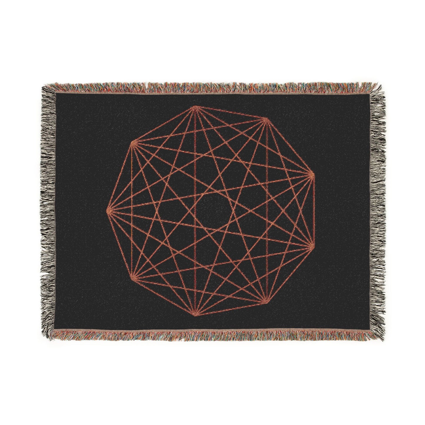 Nonagon Infinity Woven Blanket