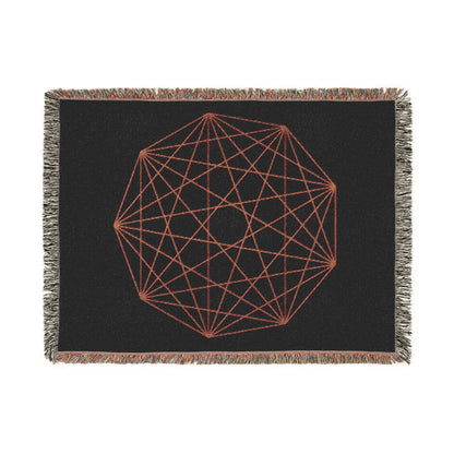 Nonagon Infinity Woven Blanket