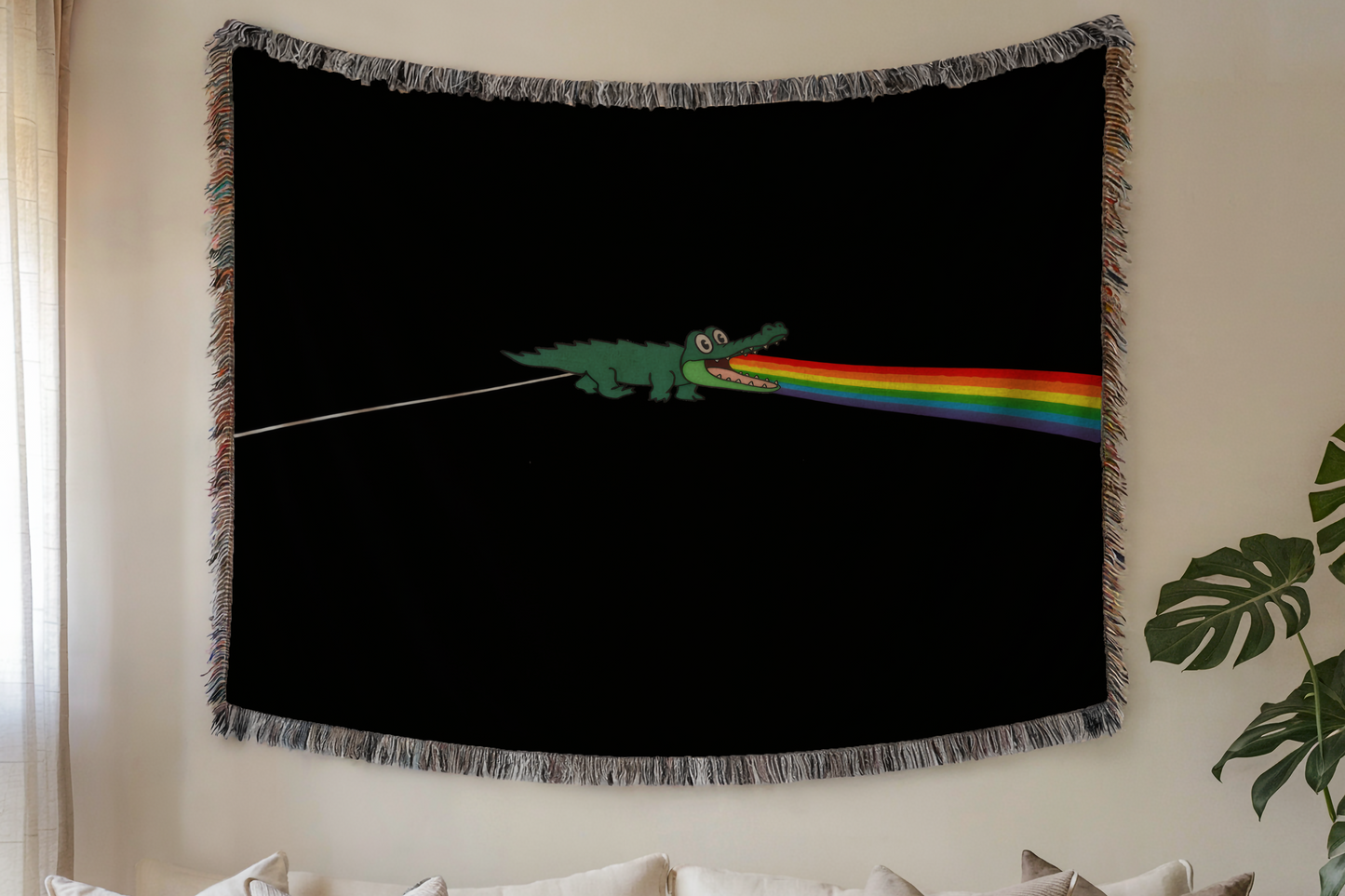 Dark side of the Gizz Woven Blanket