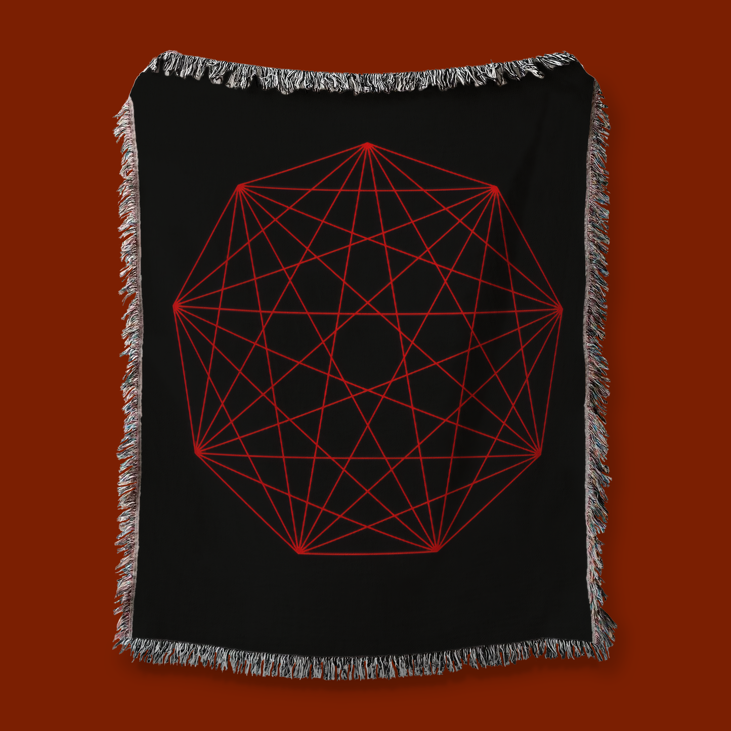 Nonagon Infinity Woven Blanket