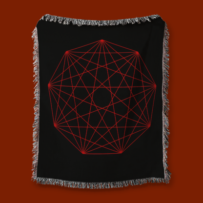 Nonagon Infinity Woven Blanket