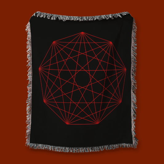 Nonagon Infinity Woven Blanket