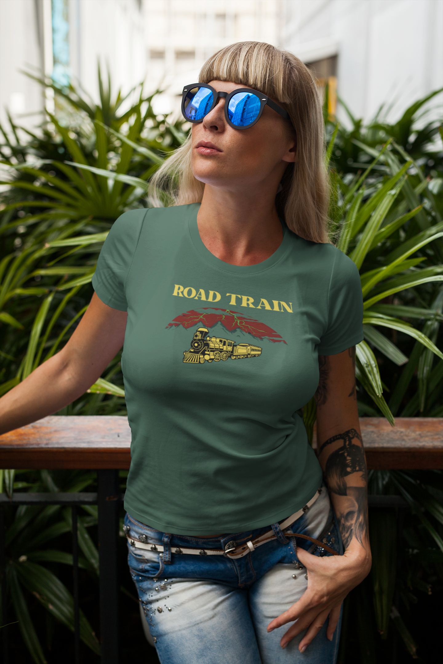 Road Train graphic T-shirt