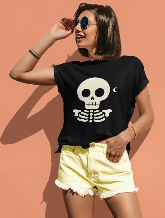 Moon Skeleton Tee, Cute Vibes Apparel